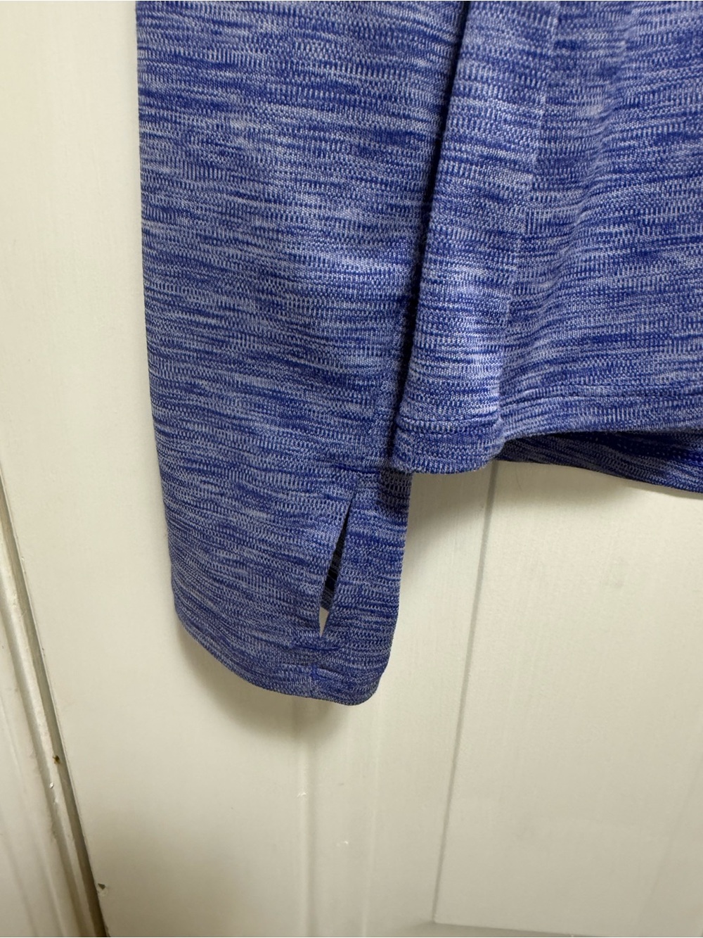 Under Armour Heathered Royal Blue 1/4 Zip Pullover - Picture 3 of 6